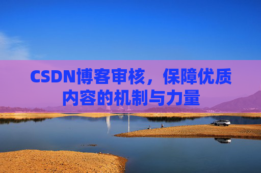 CSDN博客审核，保障优质内容的机制与力量